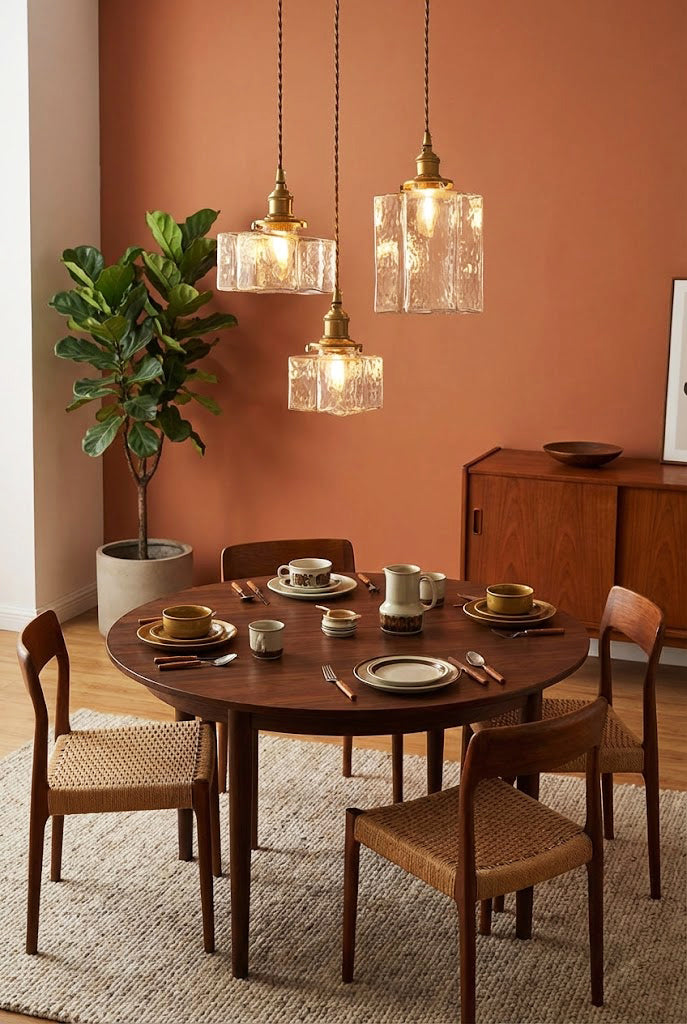 Jewel Square Glass Pendant Lamp