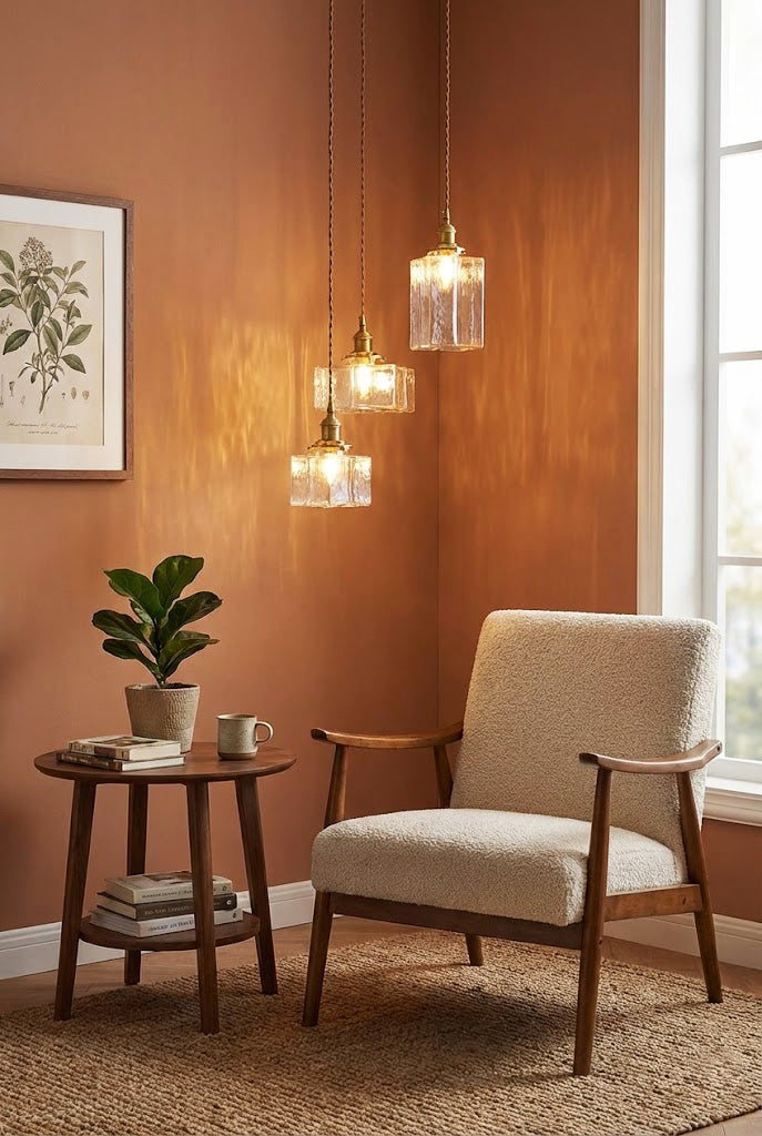 Jewel Square Glass Pendant Lamp