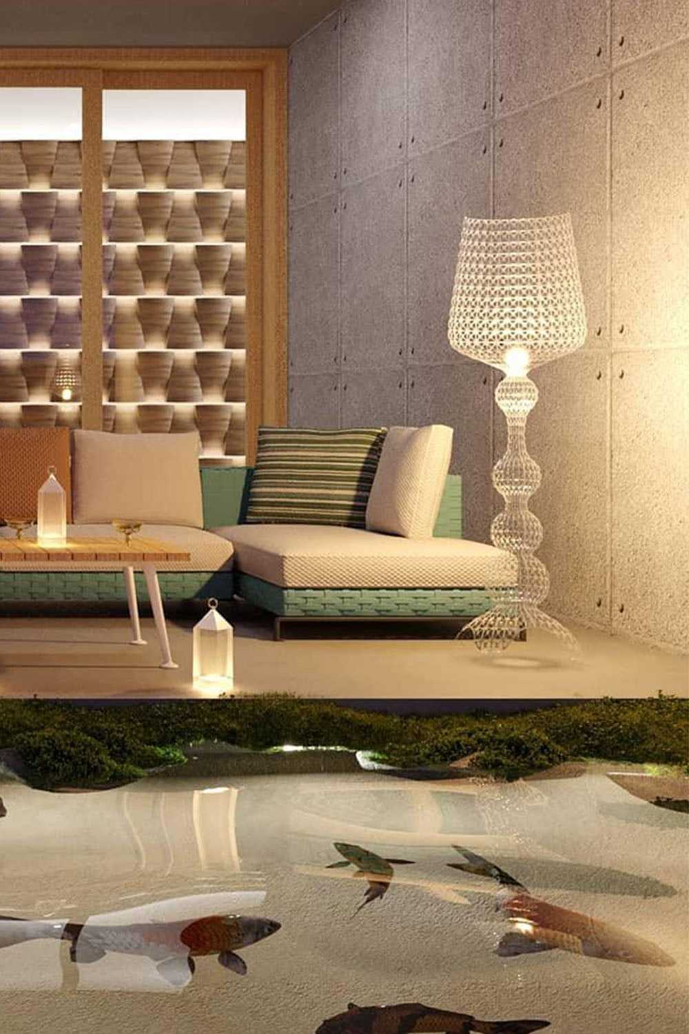 Kabuki Floor Lamp