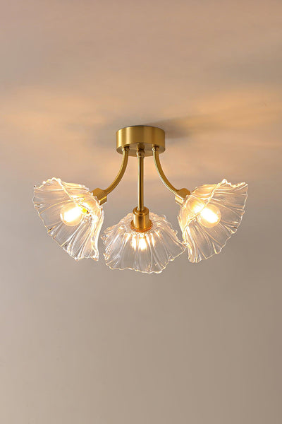 Kalin Blossom Petal Glass Ceiling Lamp