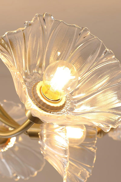 Kalin Blossom Petal Glass Ceiling Lamp