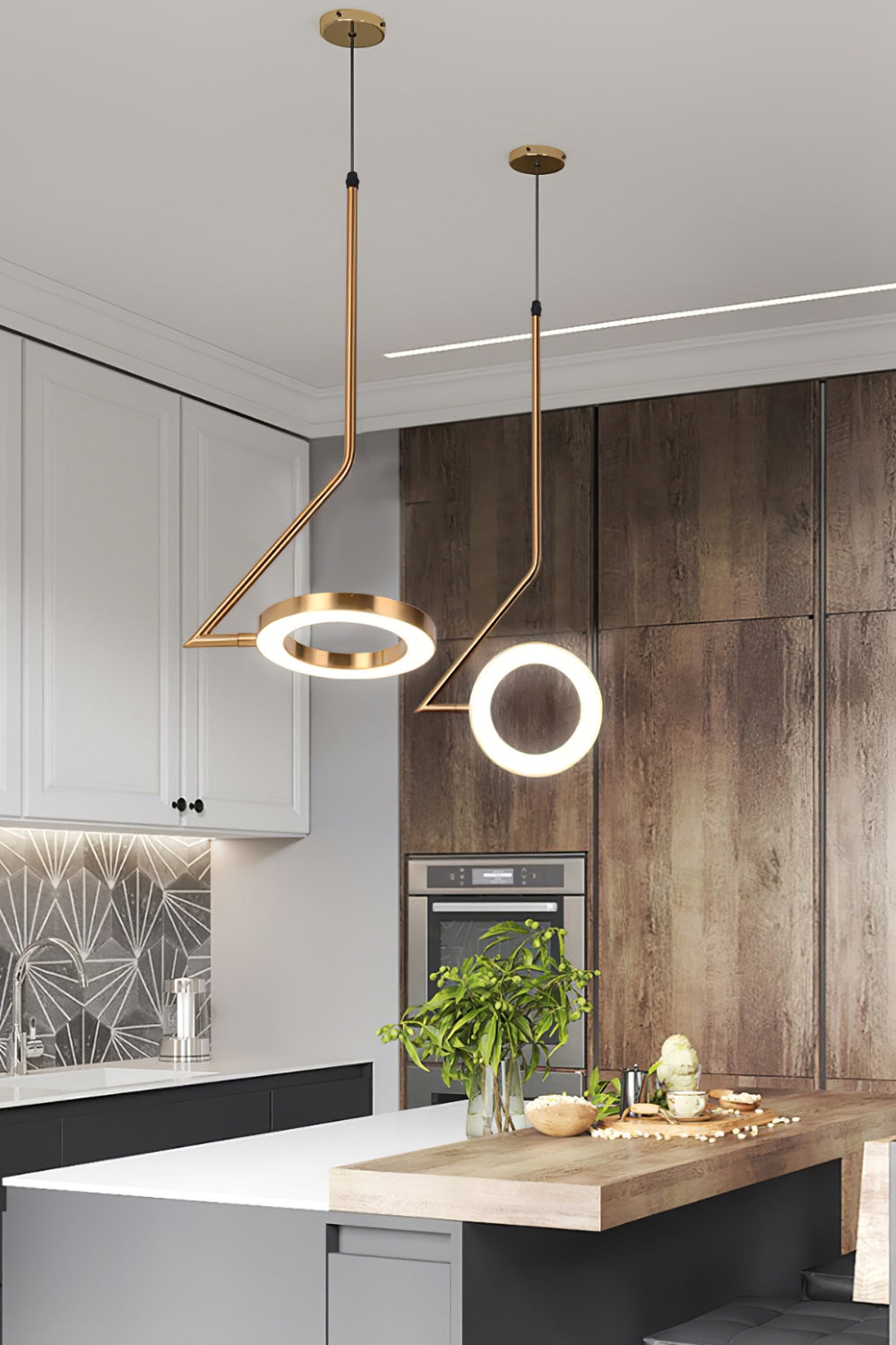 L Shaped Pendant Light - SamuLighting