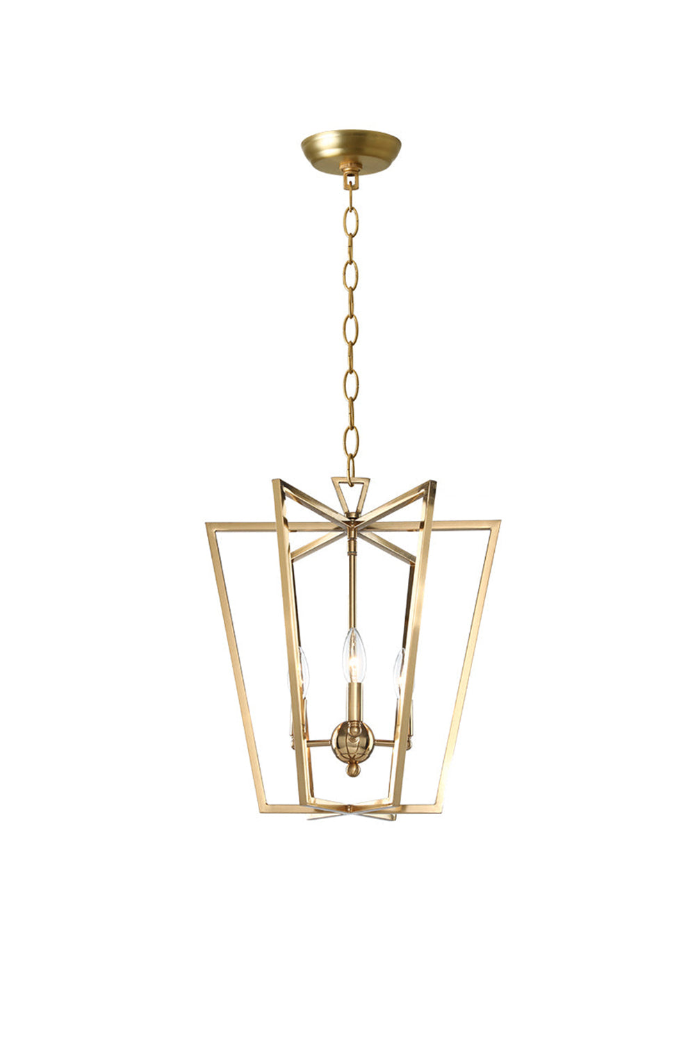 Lantern-shaped chandelier