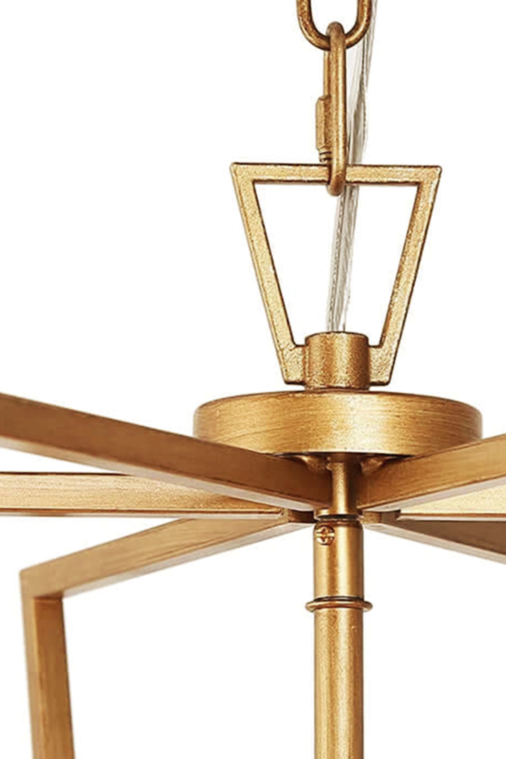 Lantern-shaped chandelier