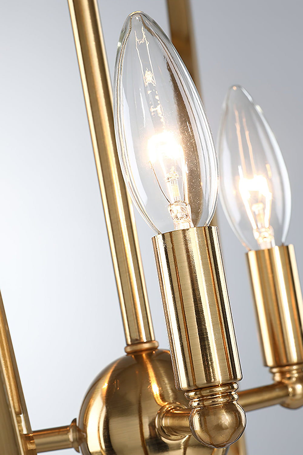 Lantern-shaped chandelier