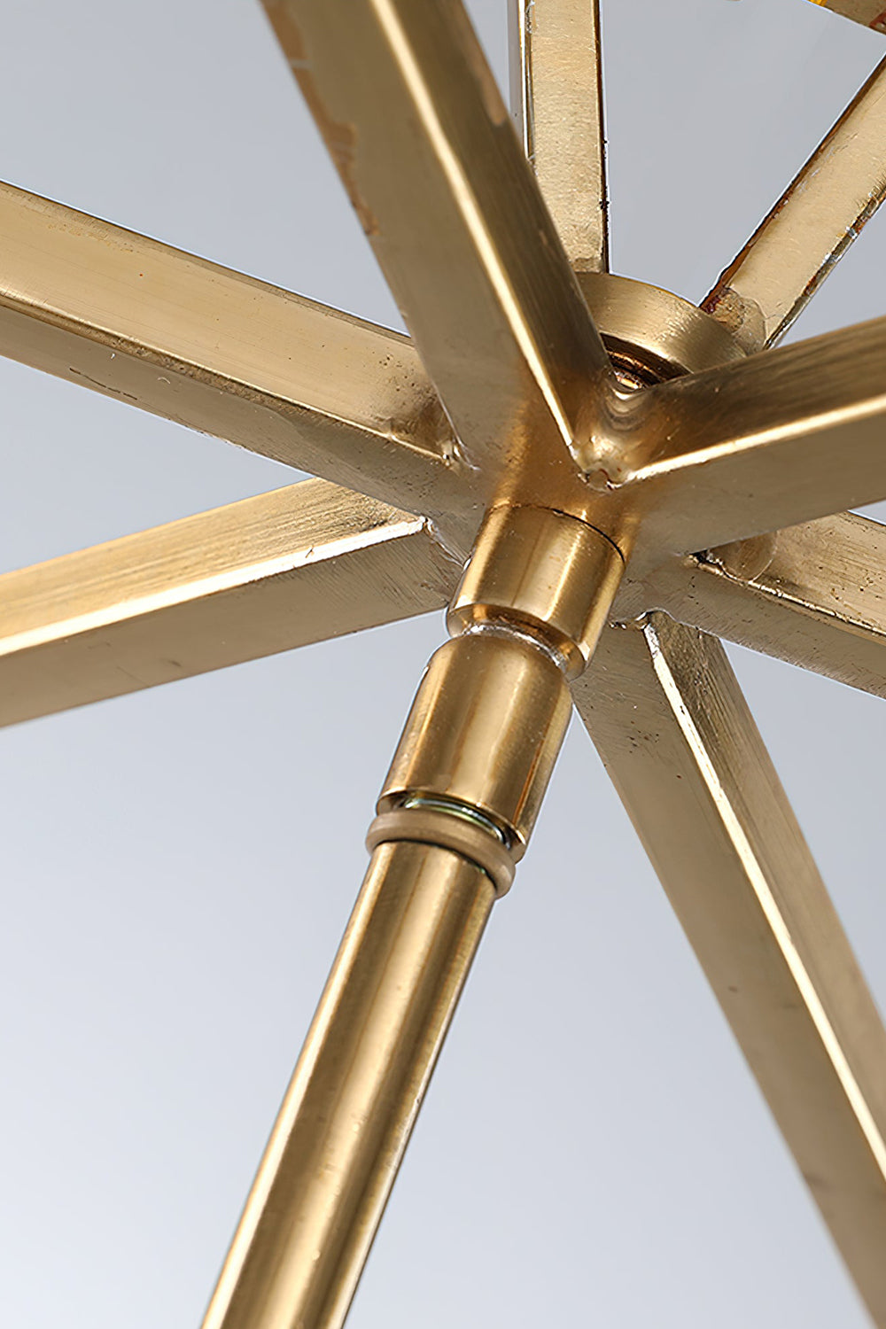 Lantern-shaped chandelier