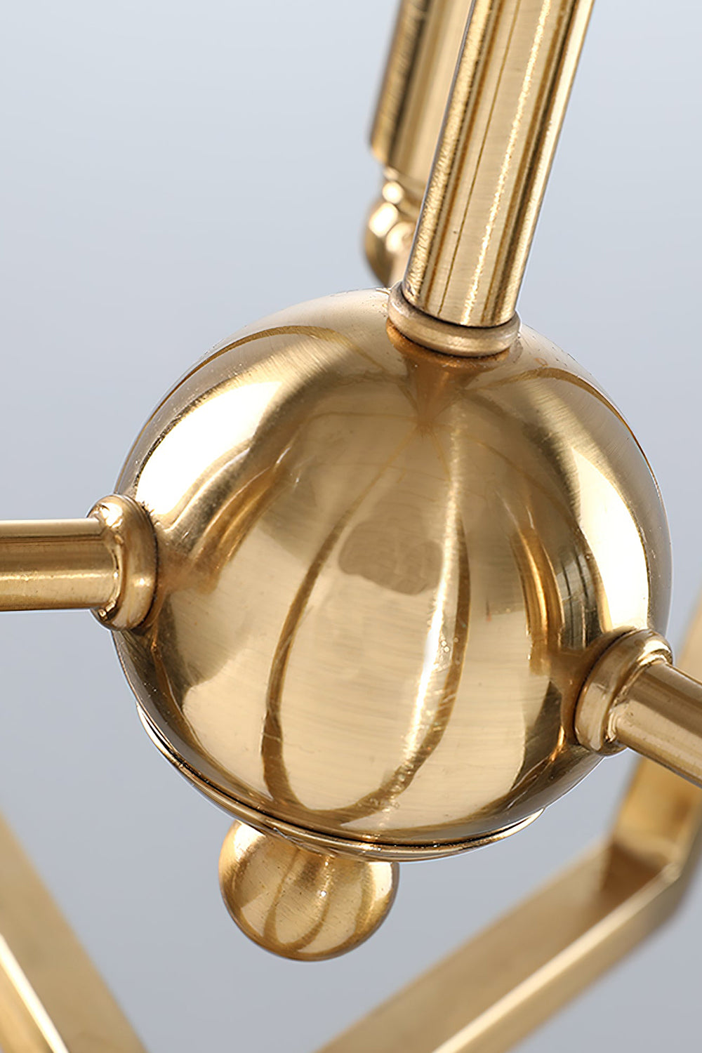 Lantern-shaped chandelier