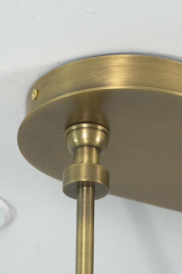 Leather Halo Ring Chandelier