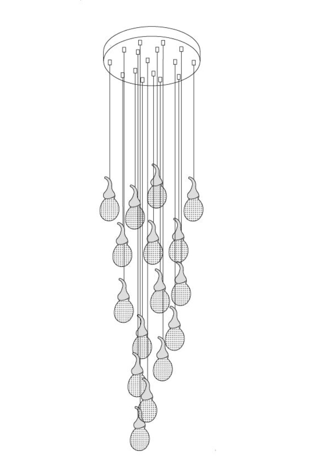 Leo Bubble Chandelier - SamuLighting