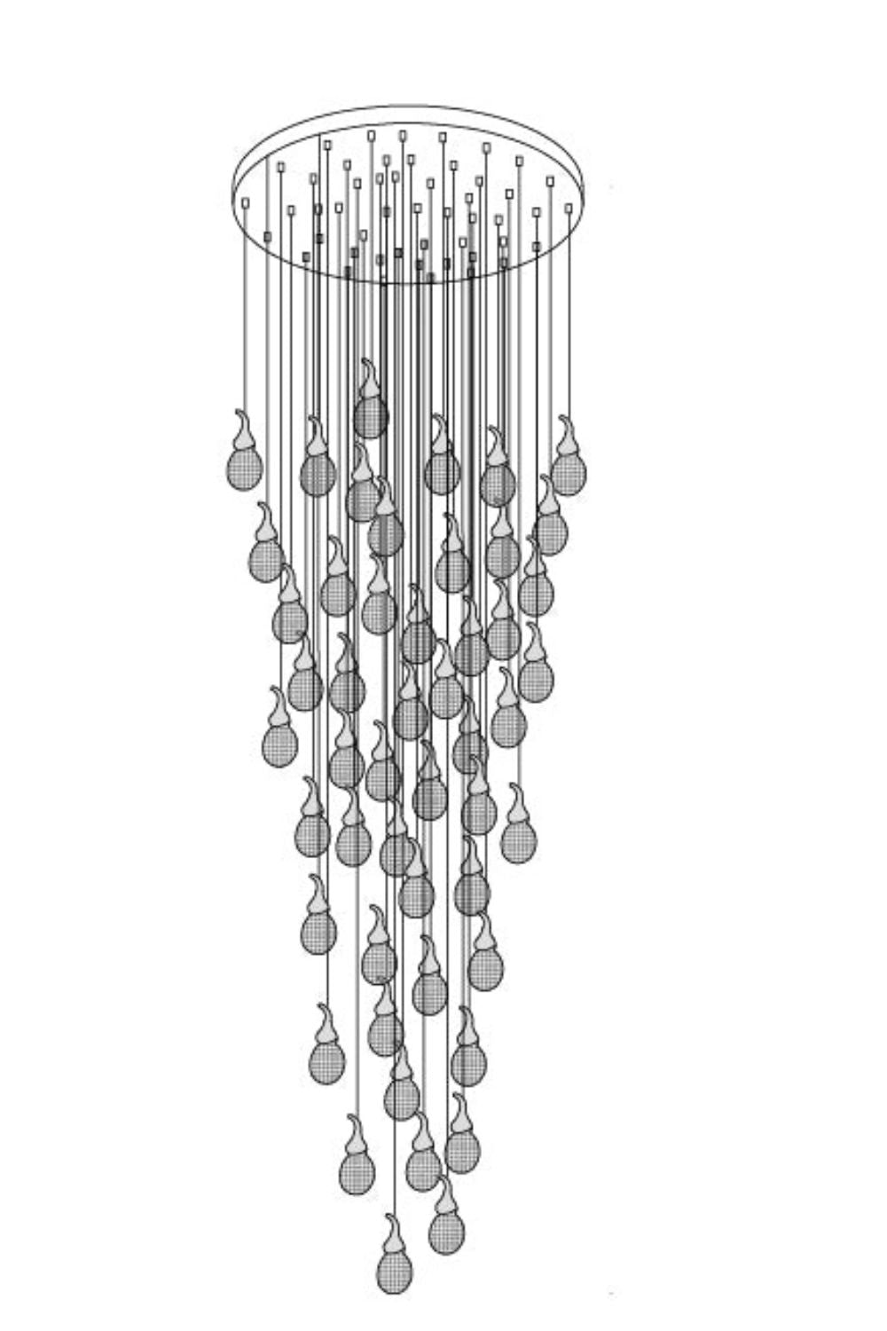 Leo Bubble Chandelier - SamuLighting