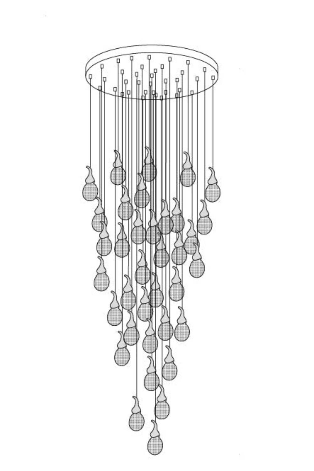 Leo Bubble Chandelier - SamuLighting