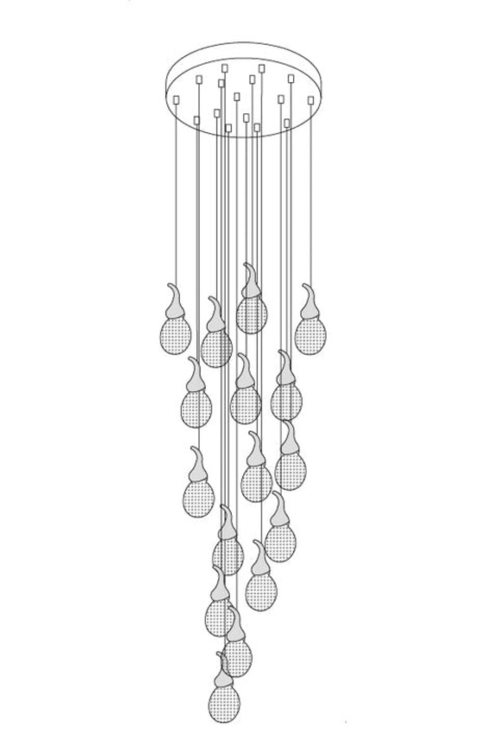 Leo Bubble Chandelier - SamuLighting