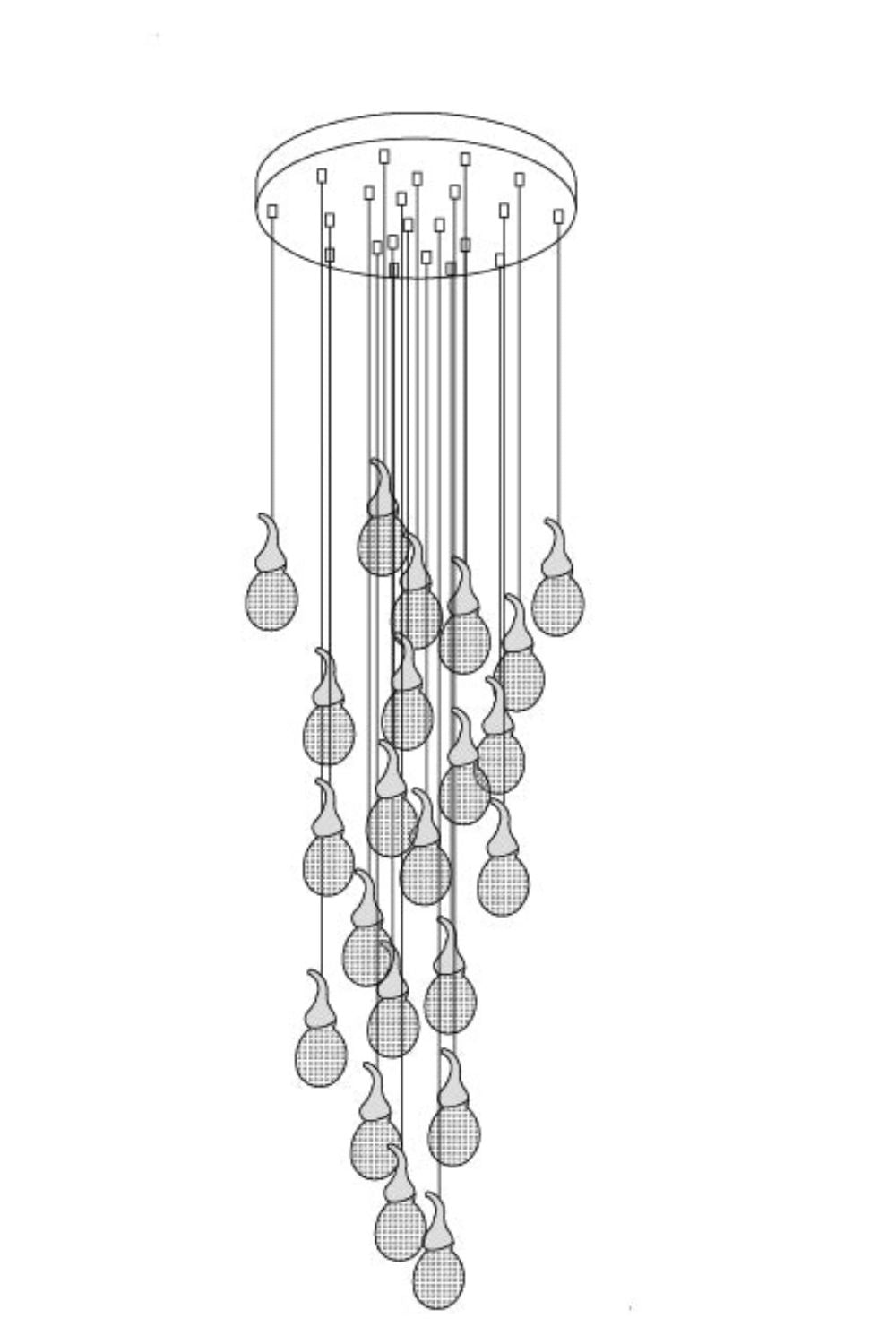 Leo Bubble Chandelier - SamuLighting