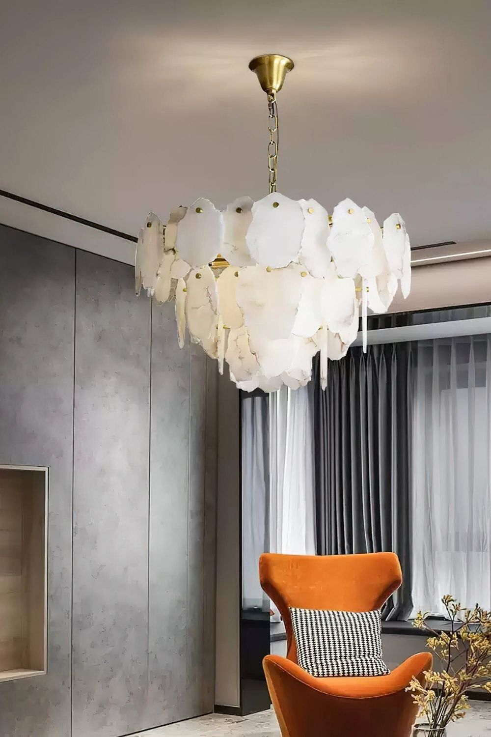 Leon Alabaster Chandelier