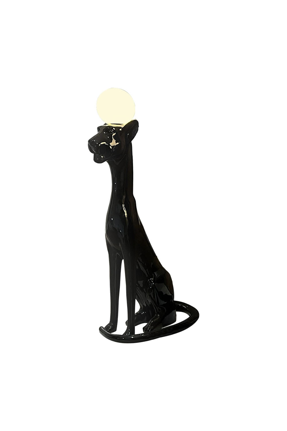 Leopard Sculpture Floor Lamp