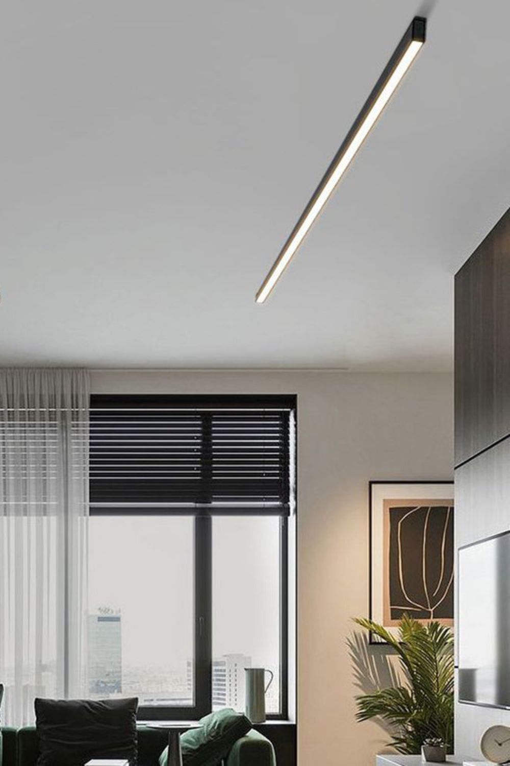 Modern Ligne Ceiling Light