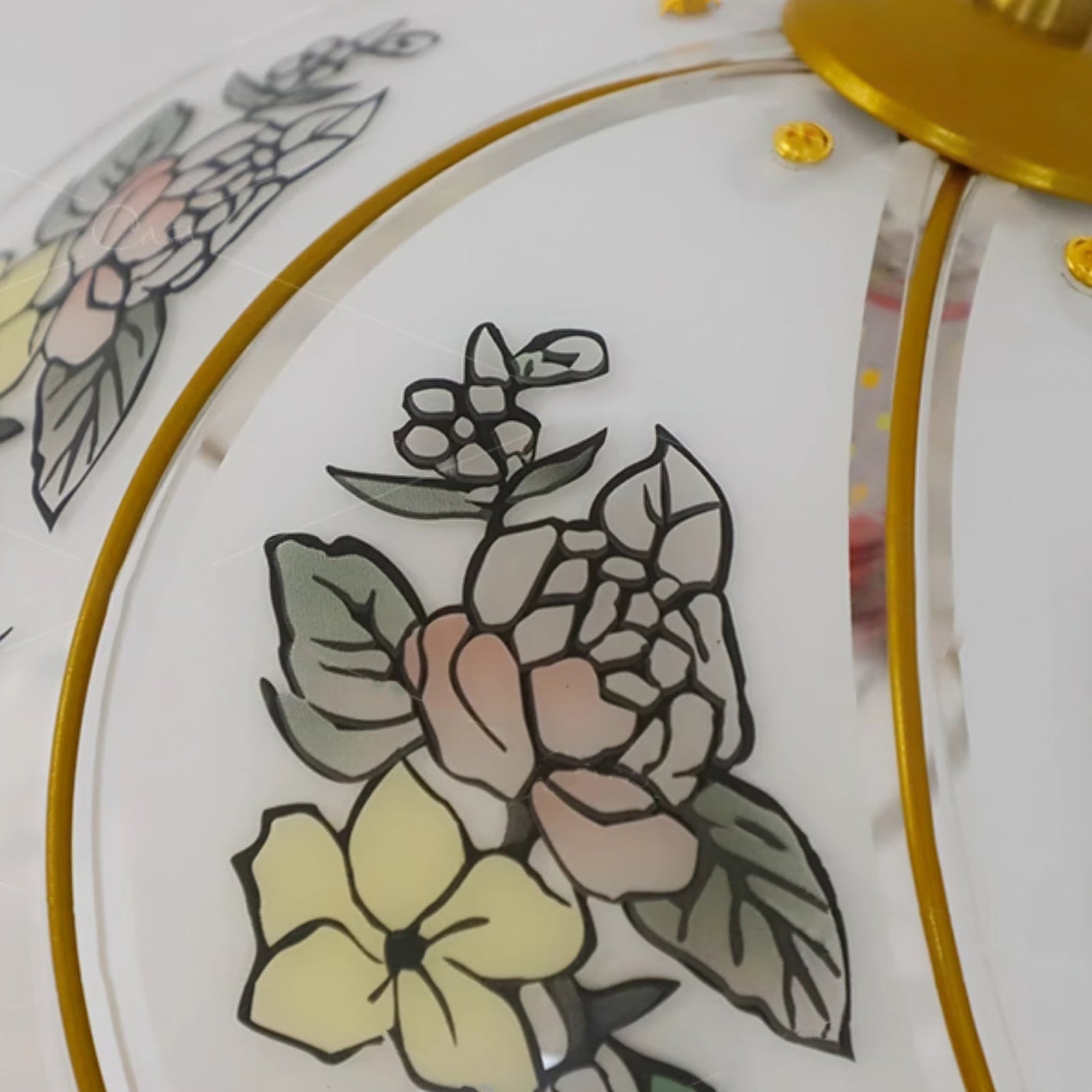 Scalloped Floral Canopy