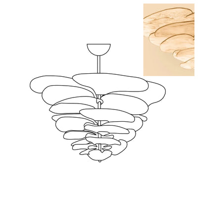 Champagne Glass Chandelier