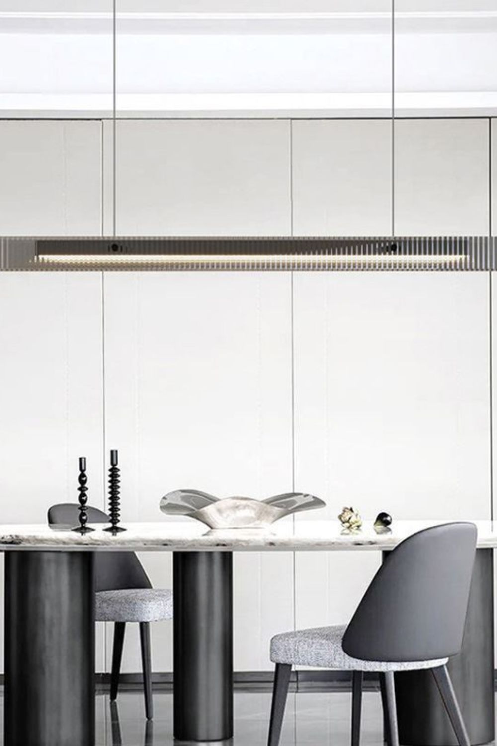 Linear Glass Pendant Light - SamuLighting