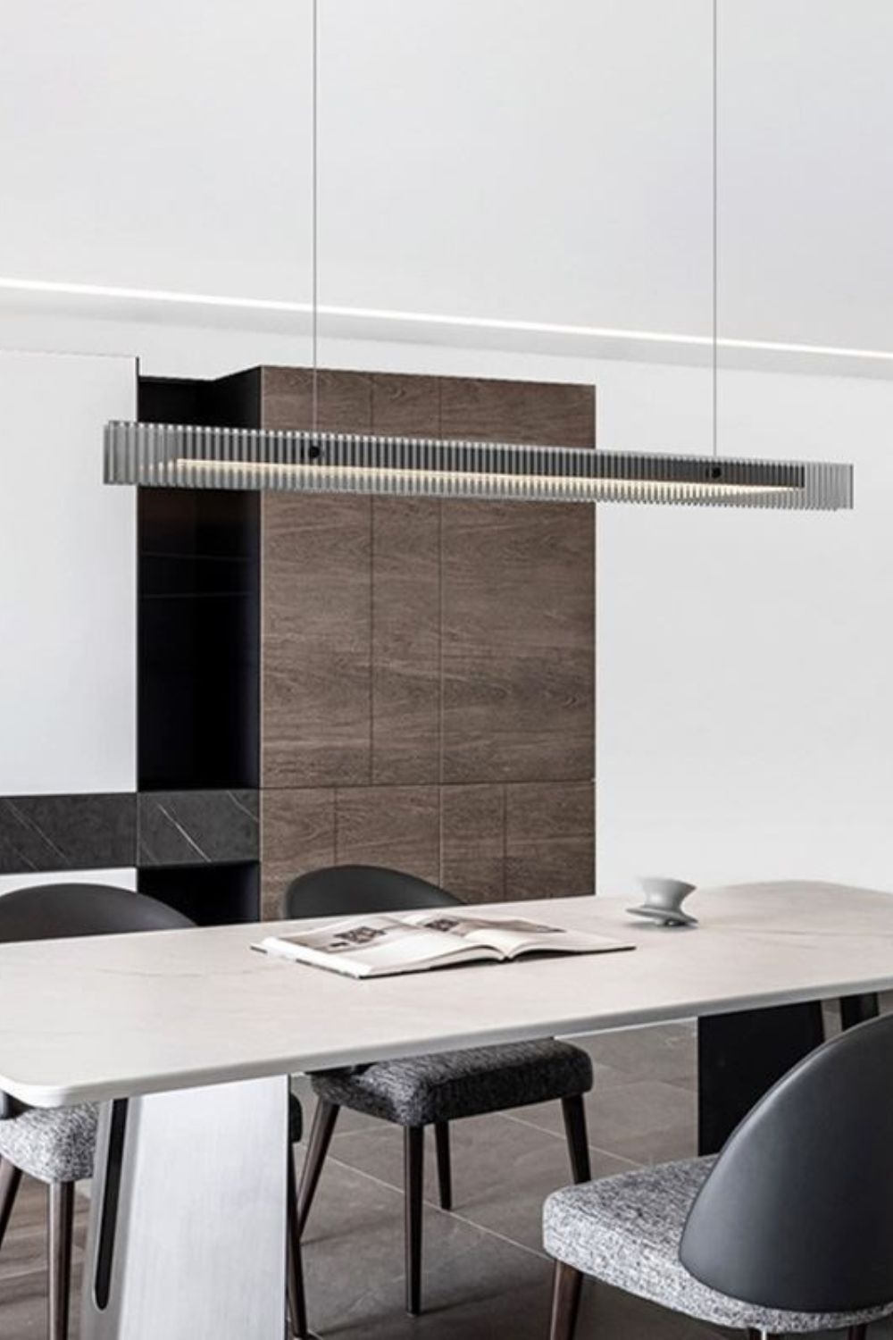 Linear Glass Pendant Light - SamuLighting