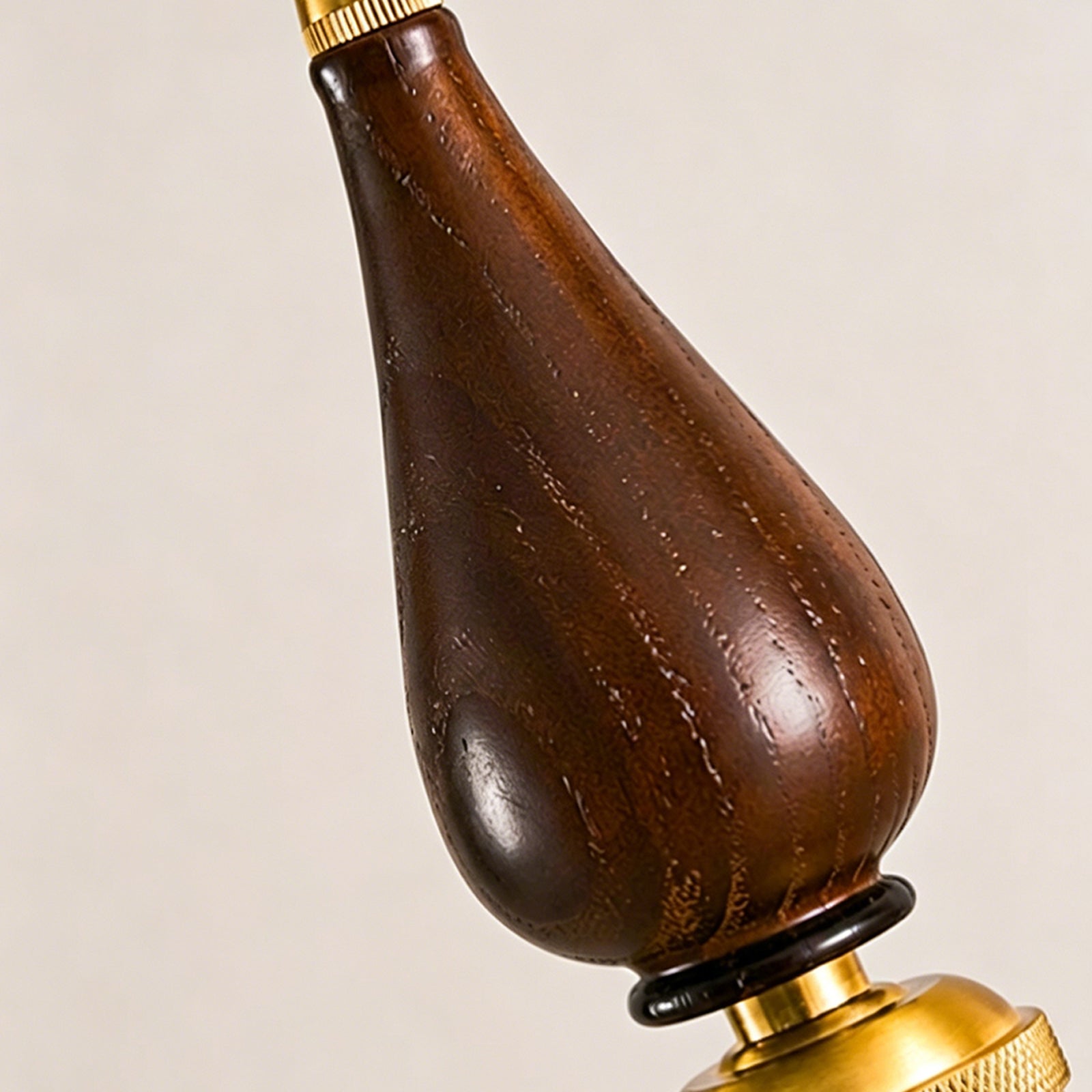 Solid Wood Teardrop Detail