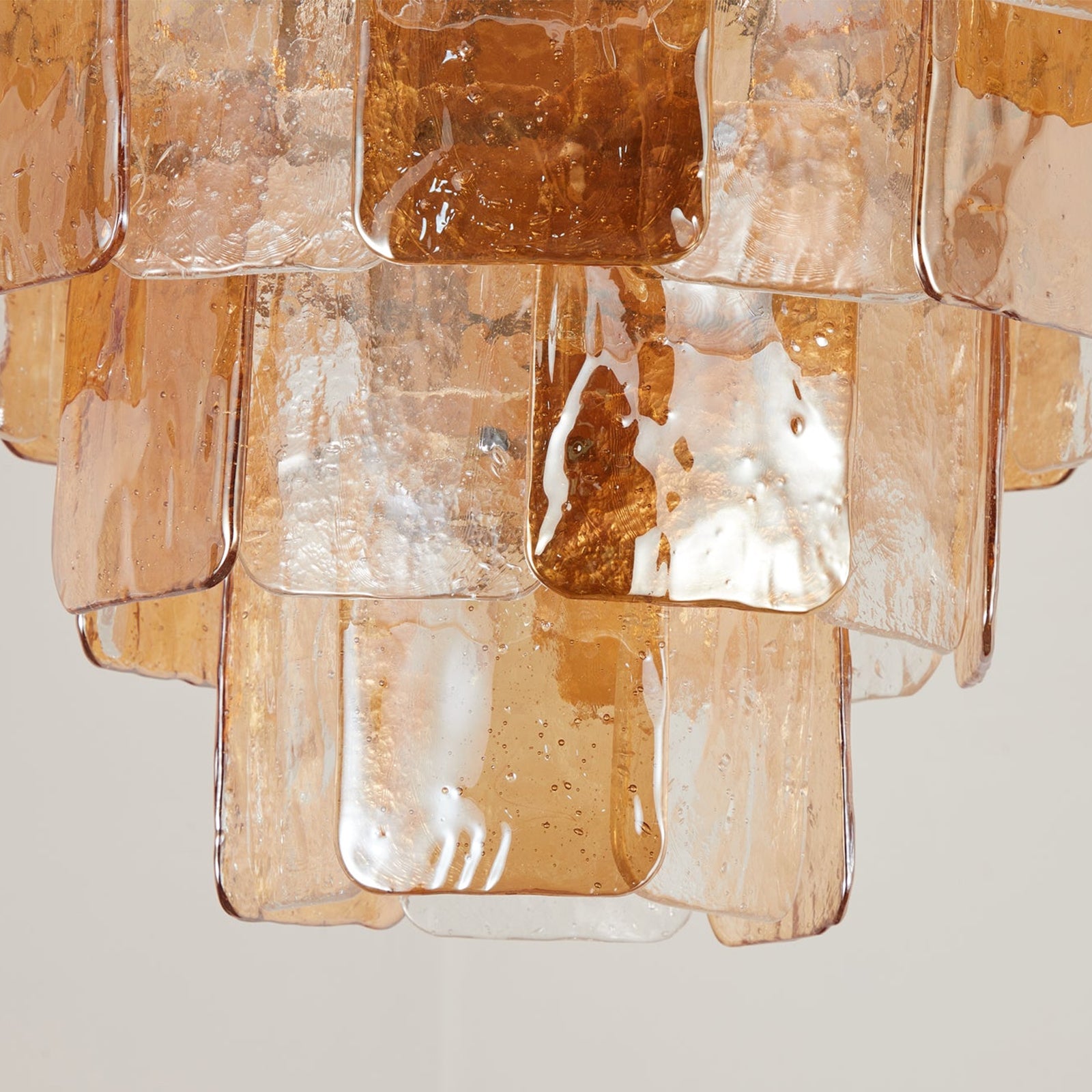 Textured Amber Glass Panels