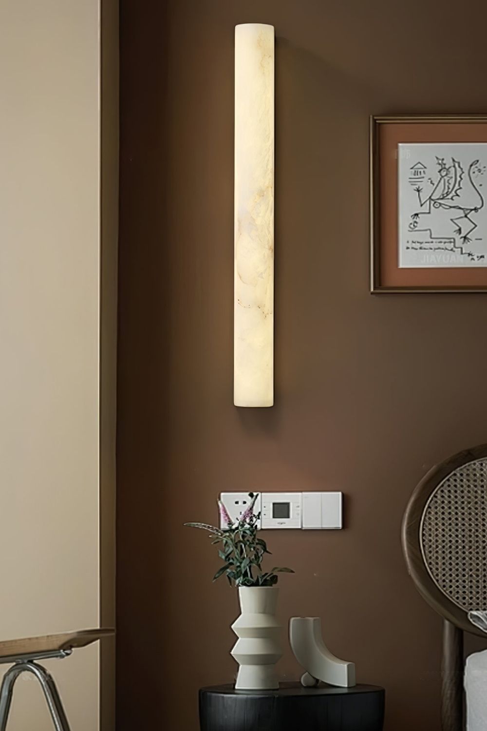 Luminara Alabaster Wall Sconce