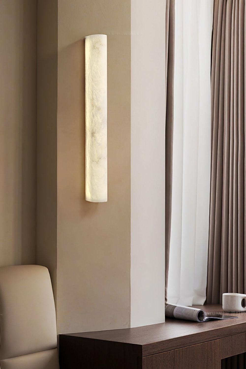 Luminara Alabaster Wall Sconce