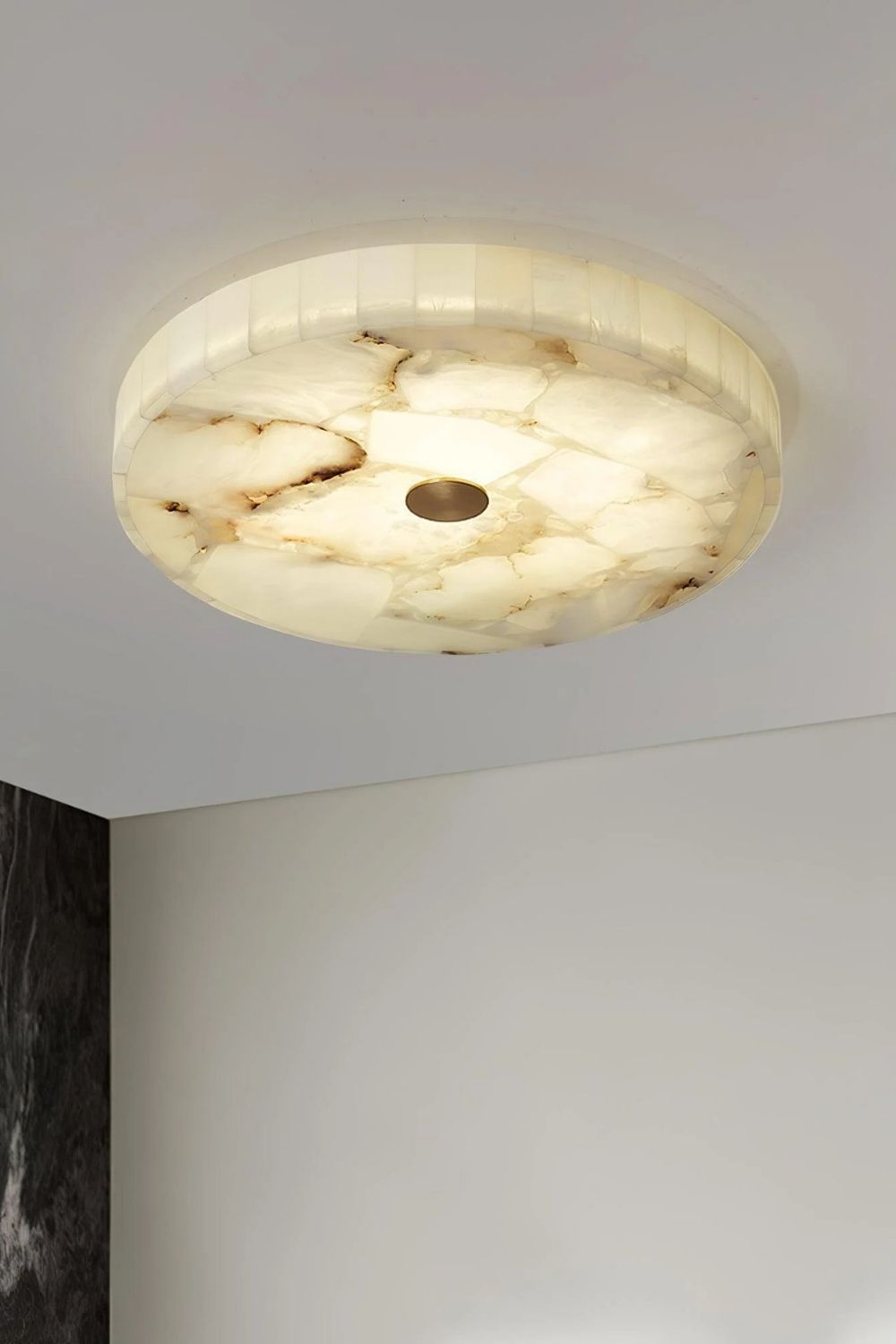 Luminous Alabaster Ceiling Light