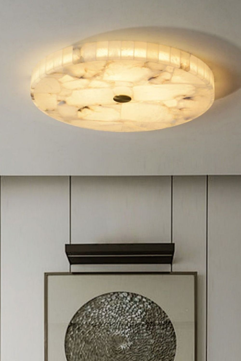 Luminous Alabaster Ceiling Light