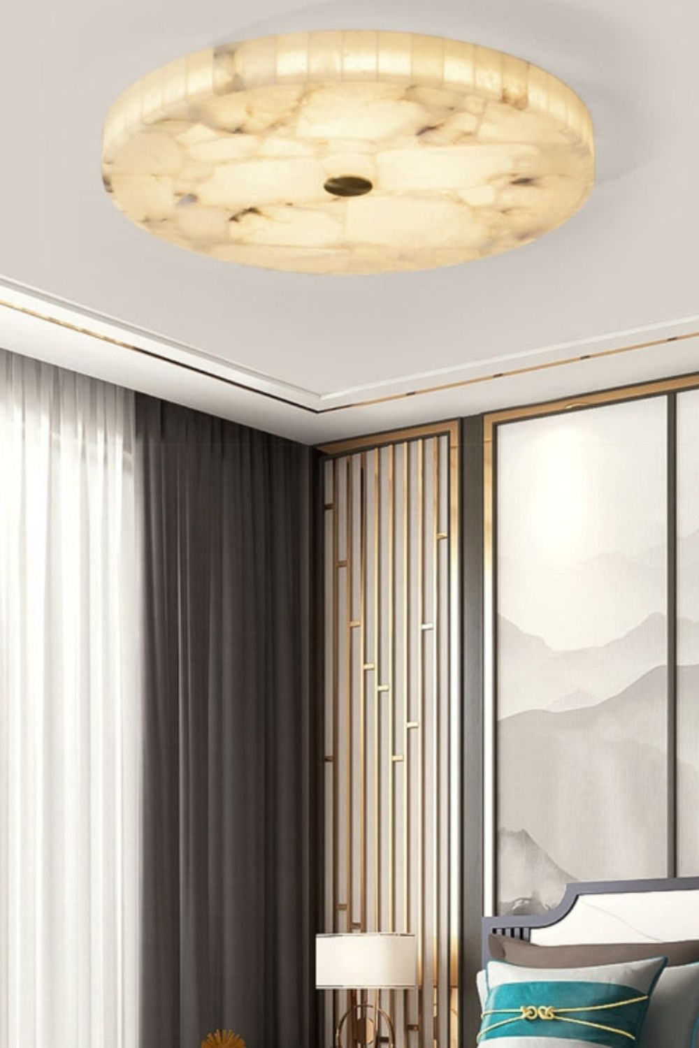 Luminous Alabaster Ceiling Light