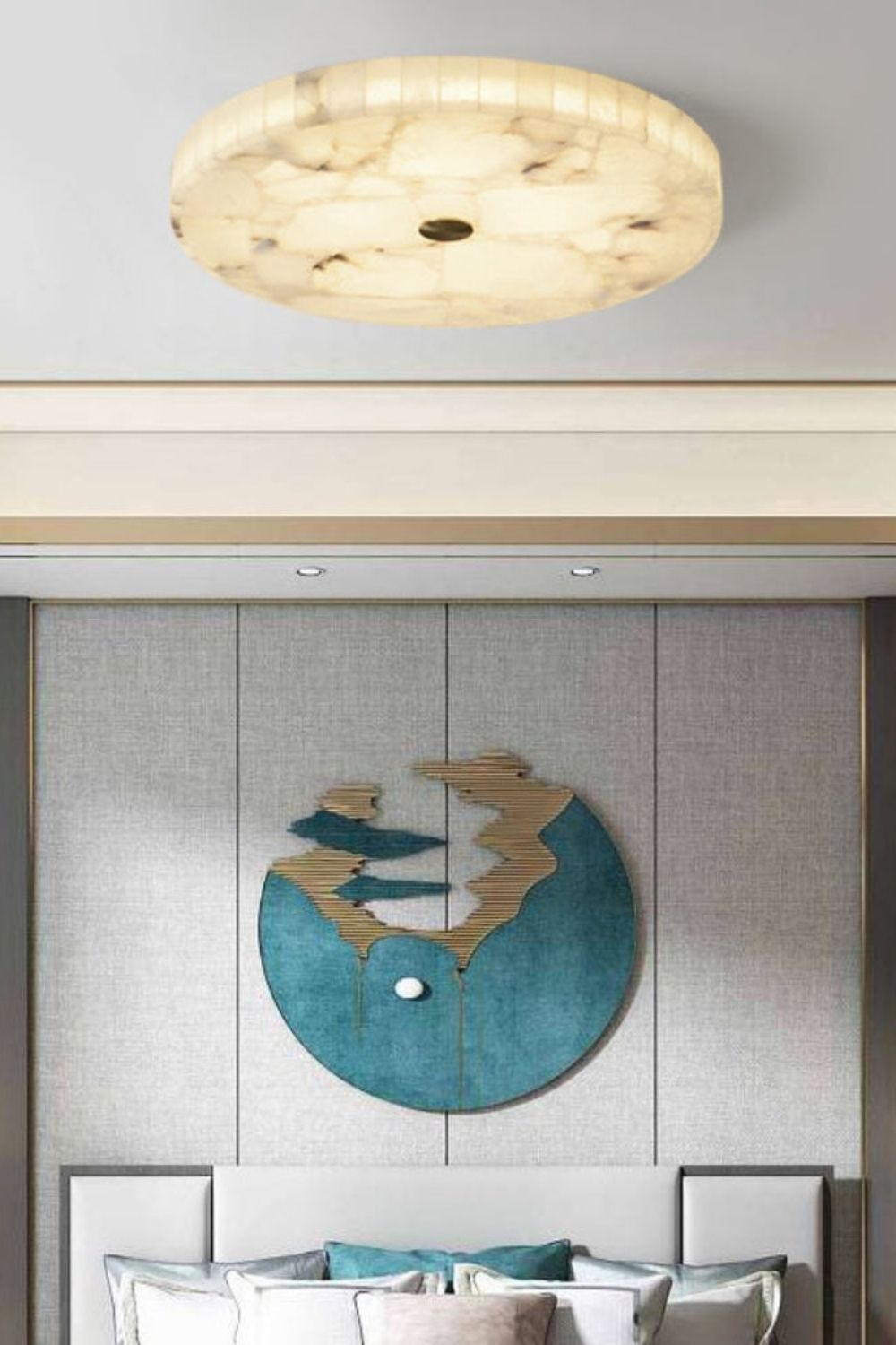 Luminous Alabaster Ceiling Light