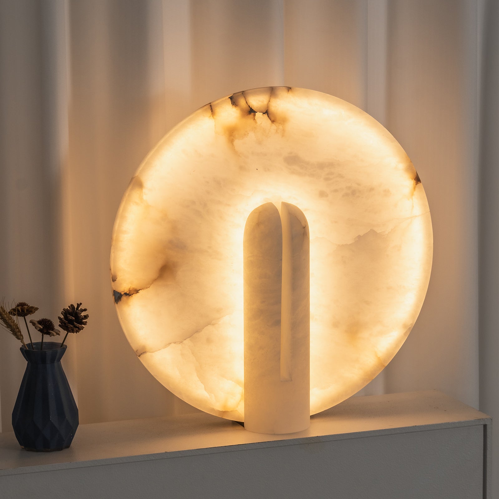 Natural Alabaster Ethereal Lunar Radiance