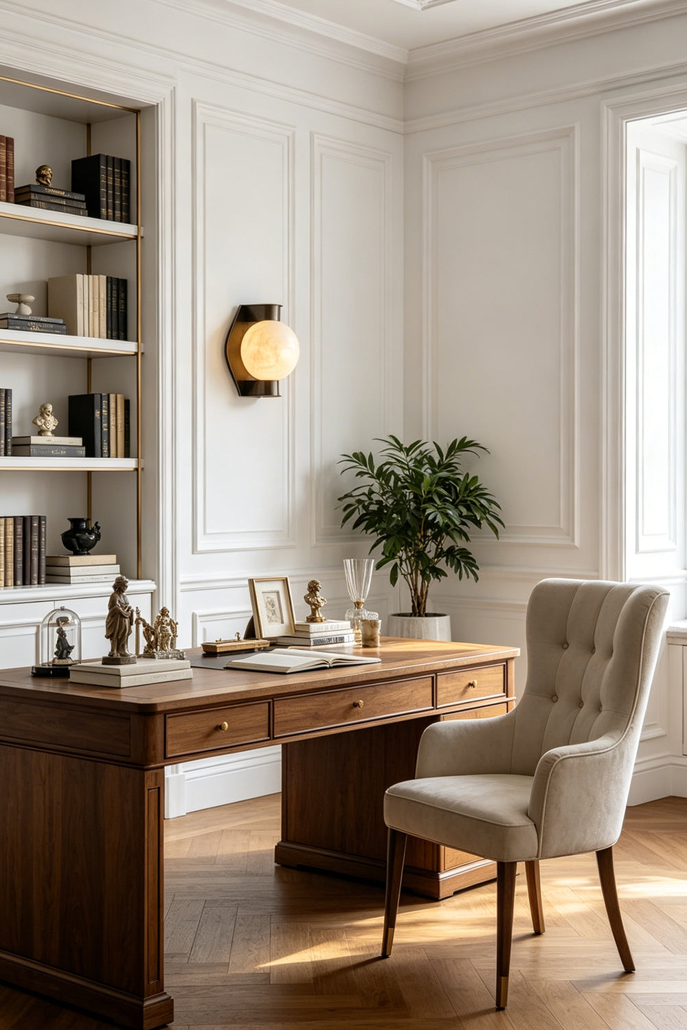 Lunar Alabaster Wall Sconce for  Kitchen | Samu  Lamp