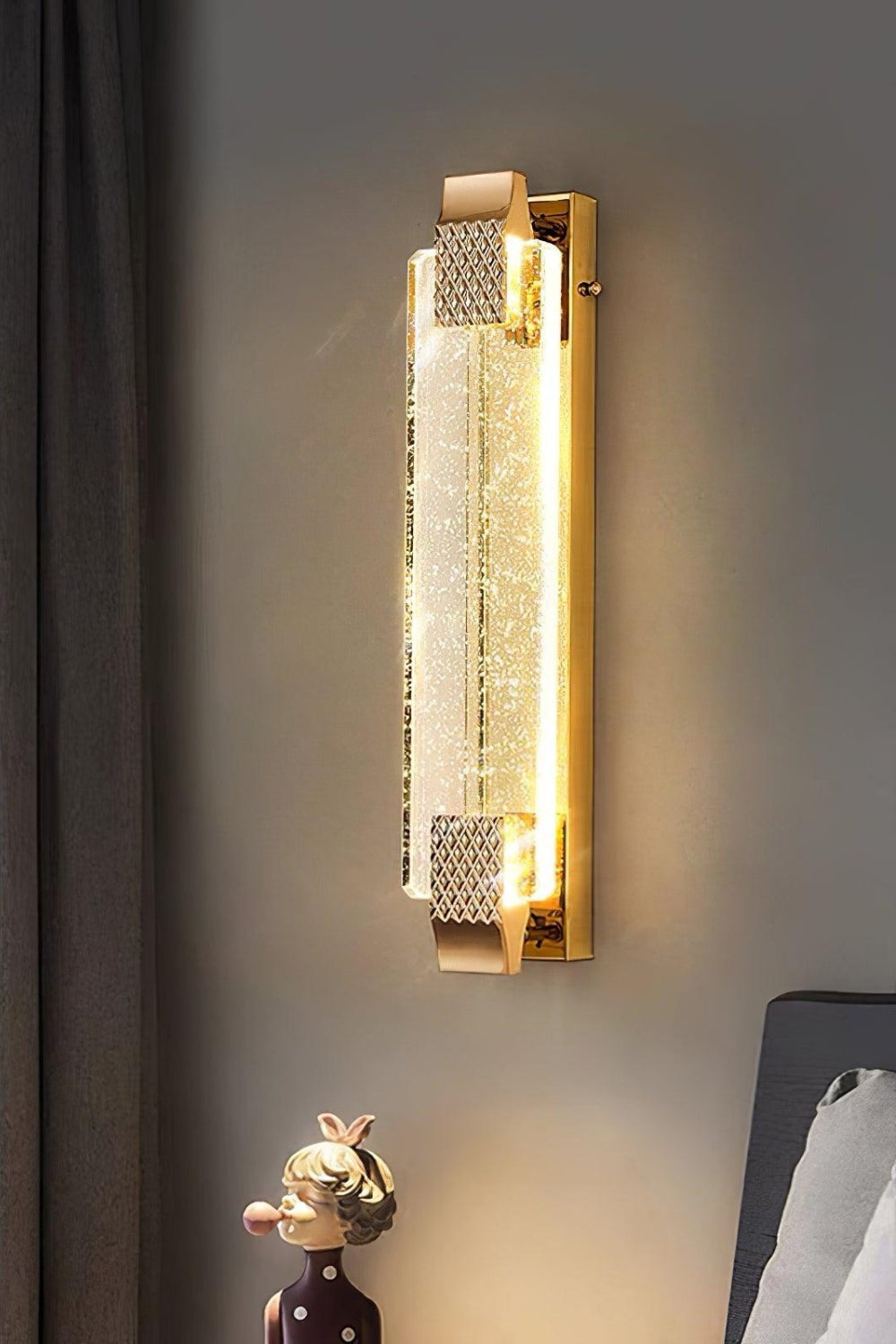 Rose Gold Luxury Bubble Crystal Wall Lamp