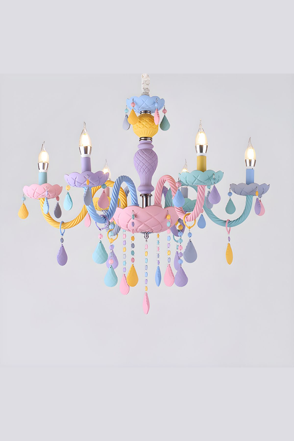 Macaron Children's Candle Chandelier