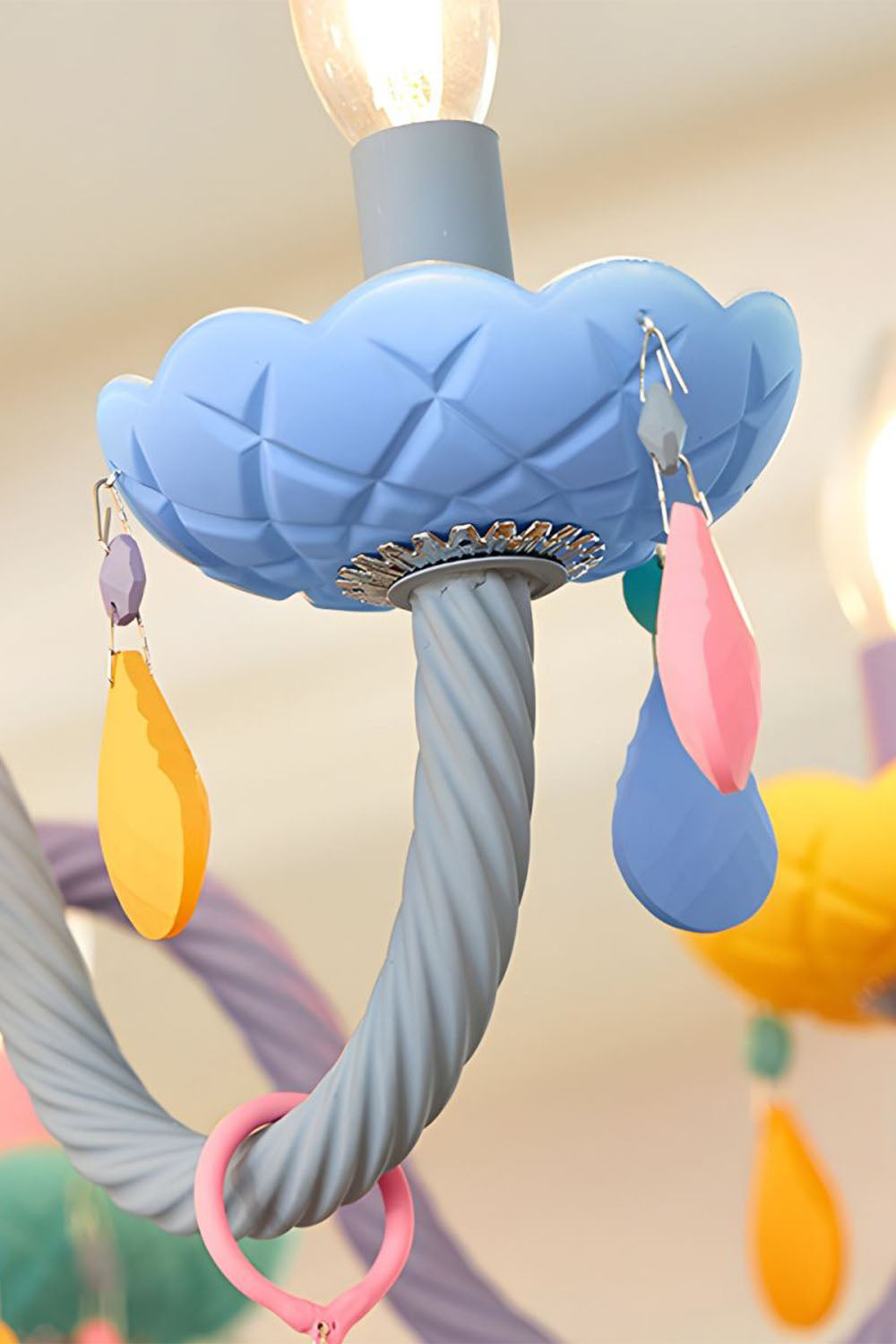 Macaron Children's Candle Chandelier