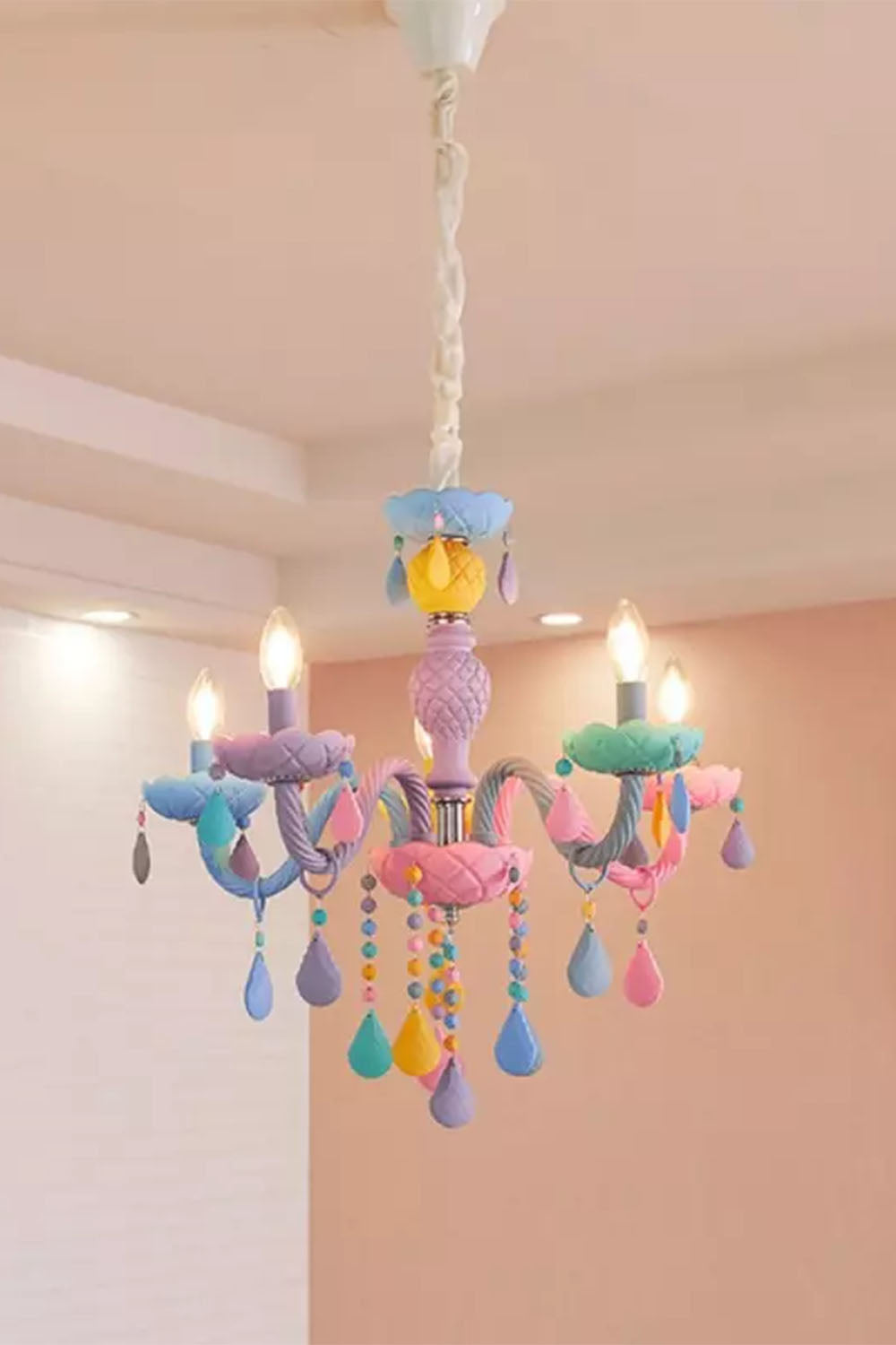 Macaron Children's Candle Chandelier