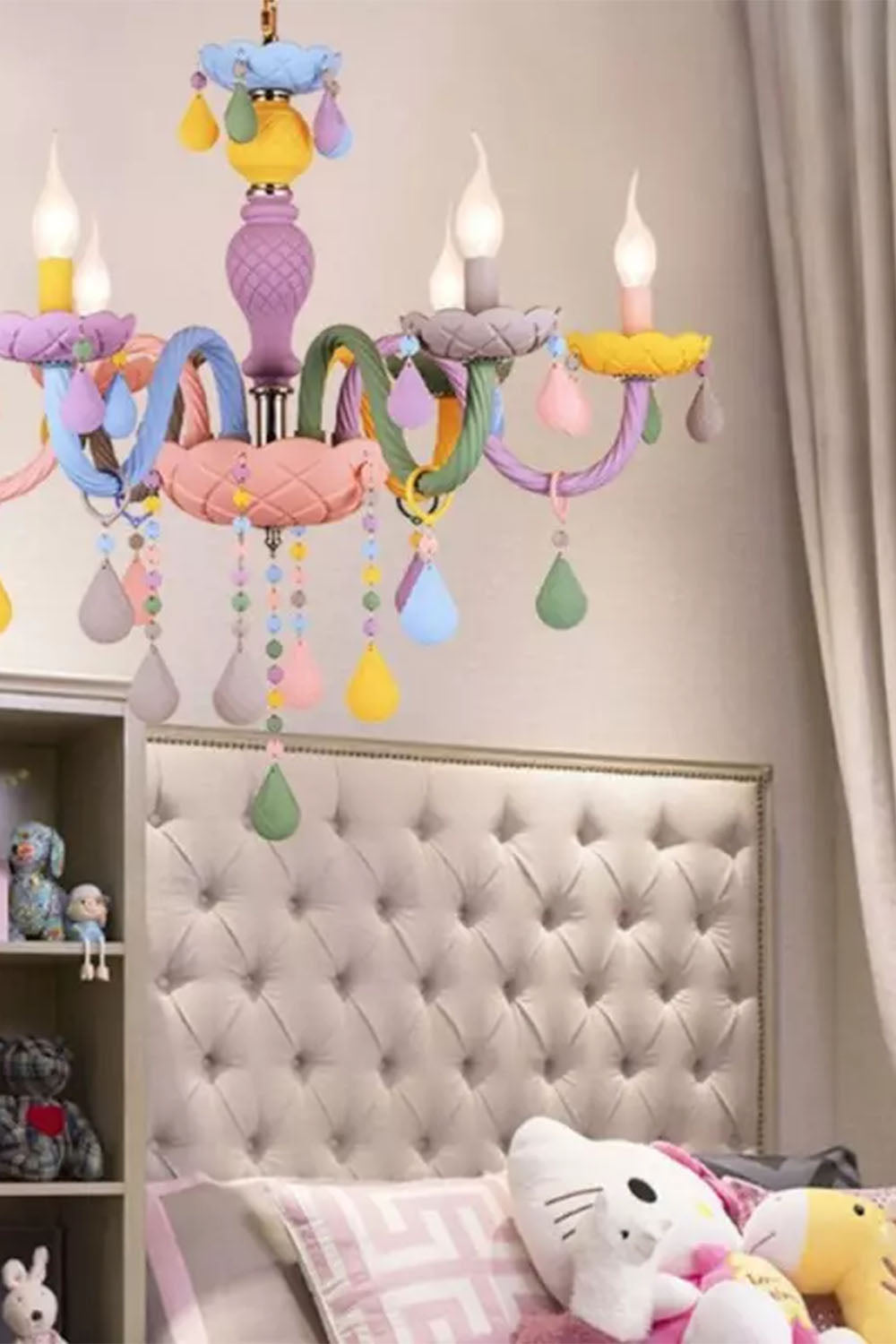 Macaron Children's Candle Chandelier