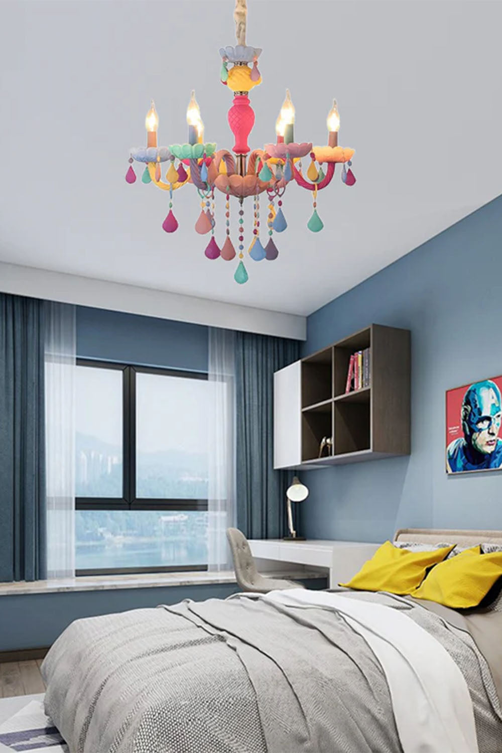 Macaron Children's Candle Chandelier