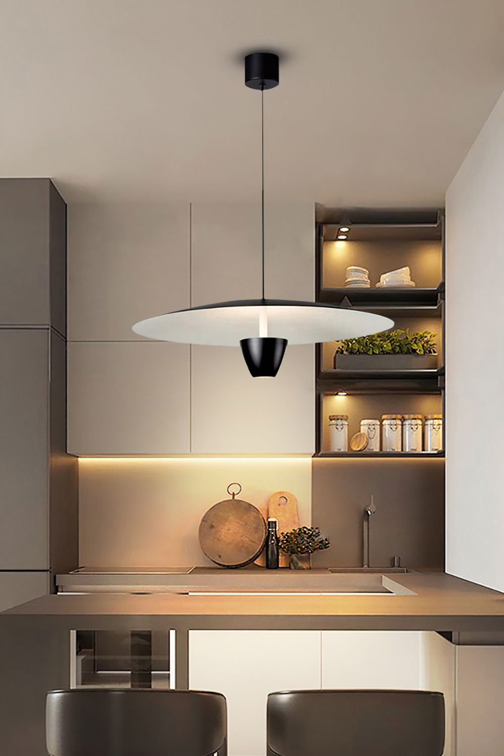 Malmo Black Metal Pendant Light - SamuLighting