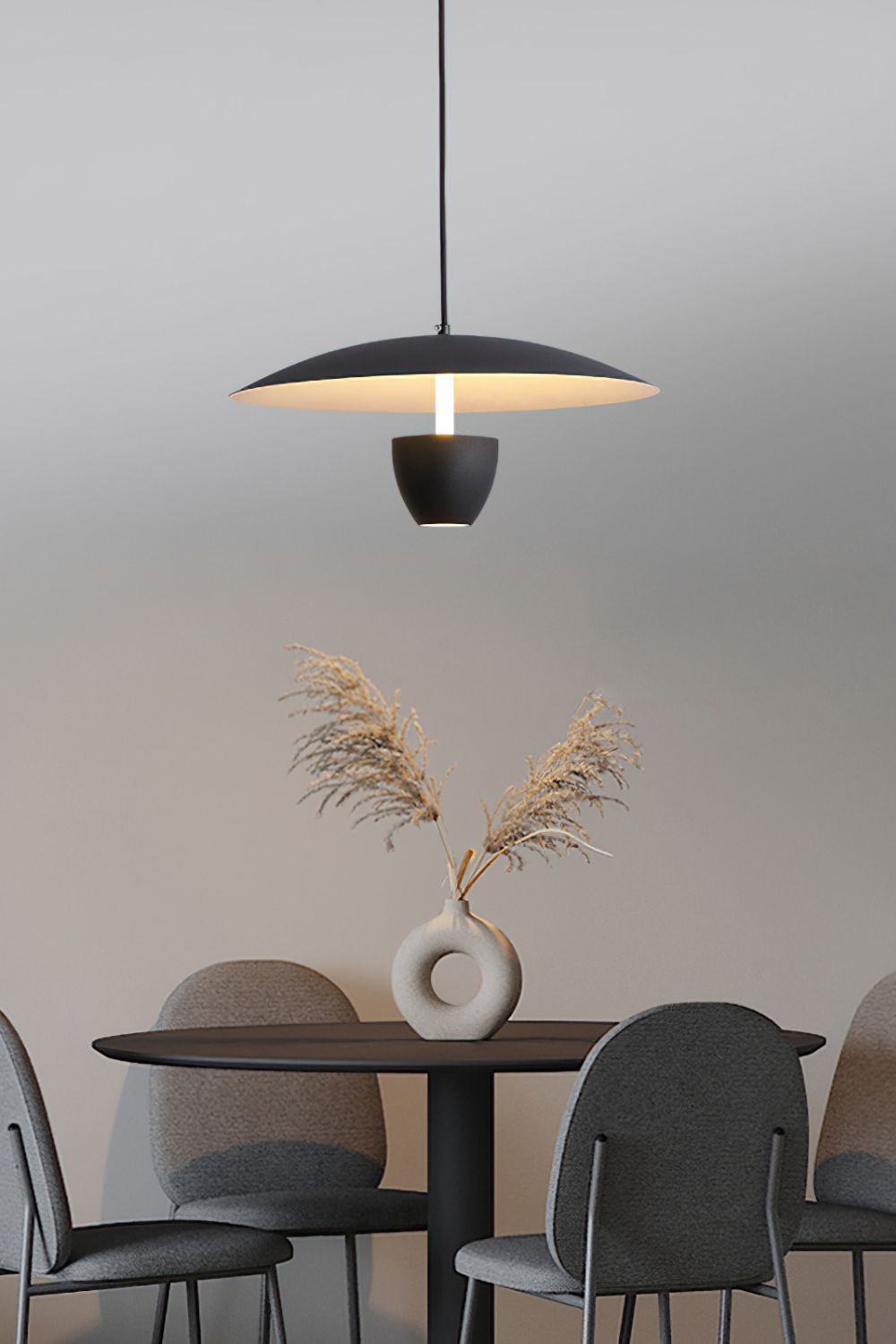 Malmo Black Metal Pendant Light - SamuLighting