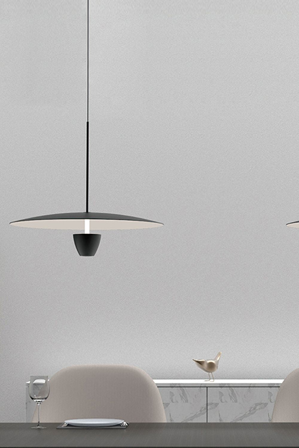 Malmo Black Metal Pendant Light - SamuLighting