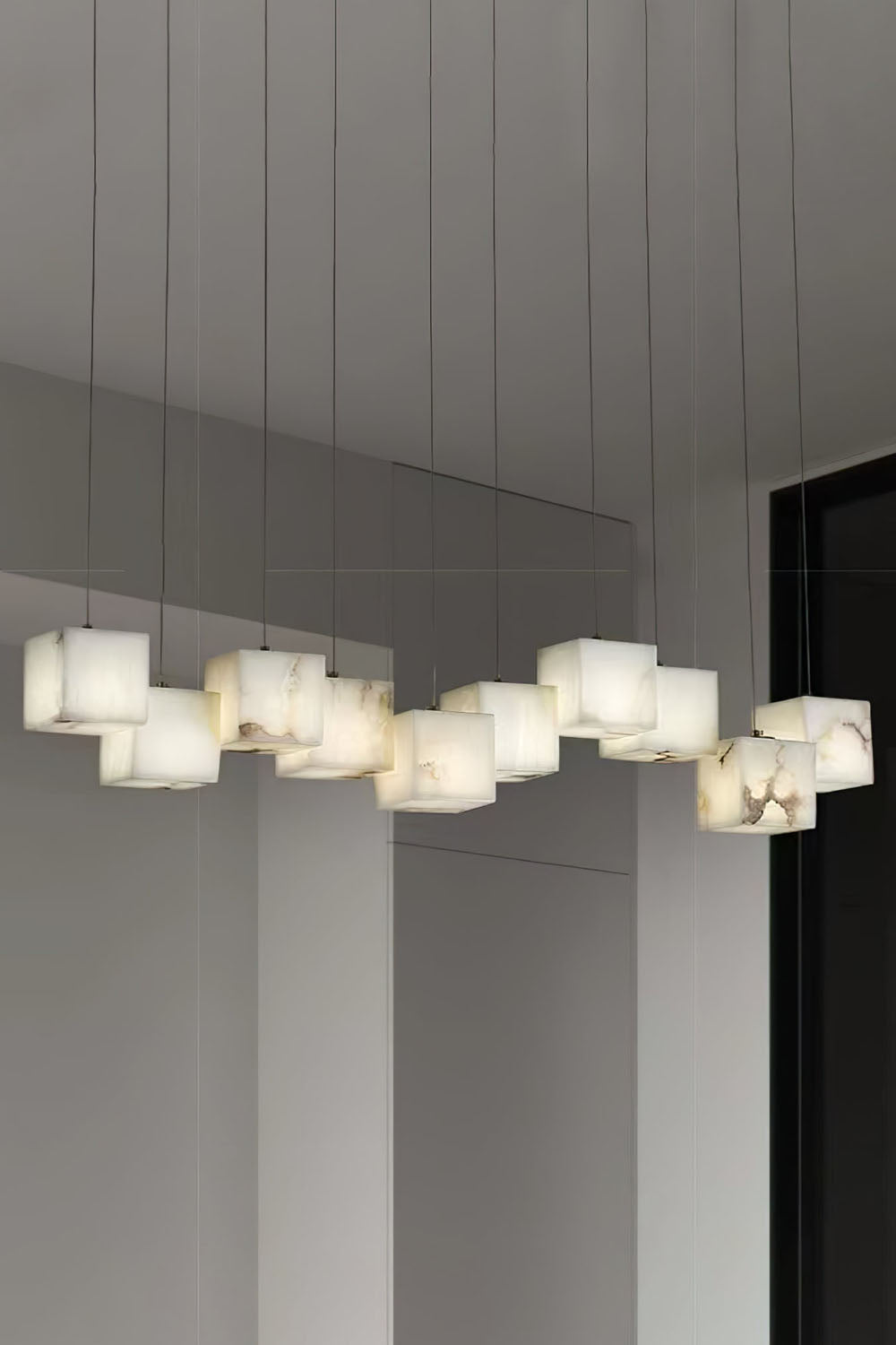 Marble Box Chandelier - SamuLighting