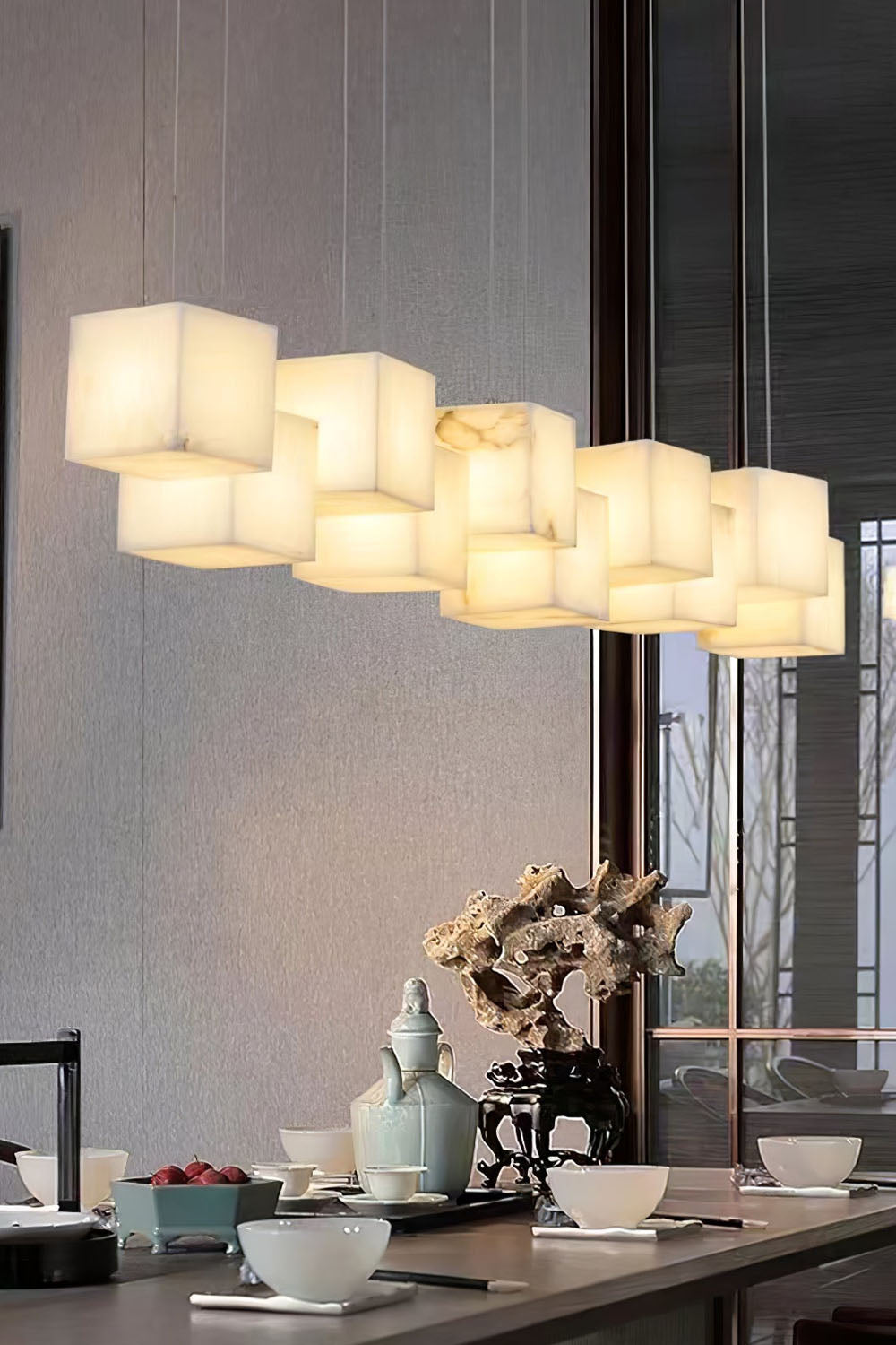 Marble Box Chandelier - SamuLighting