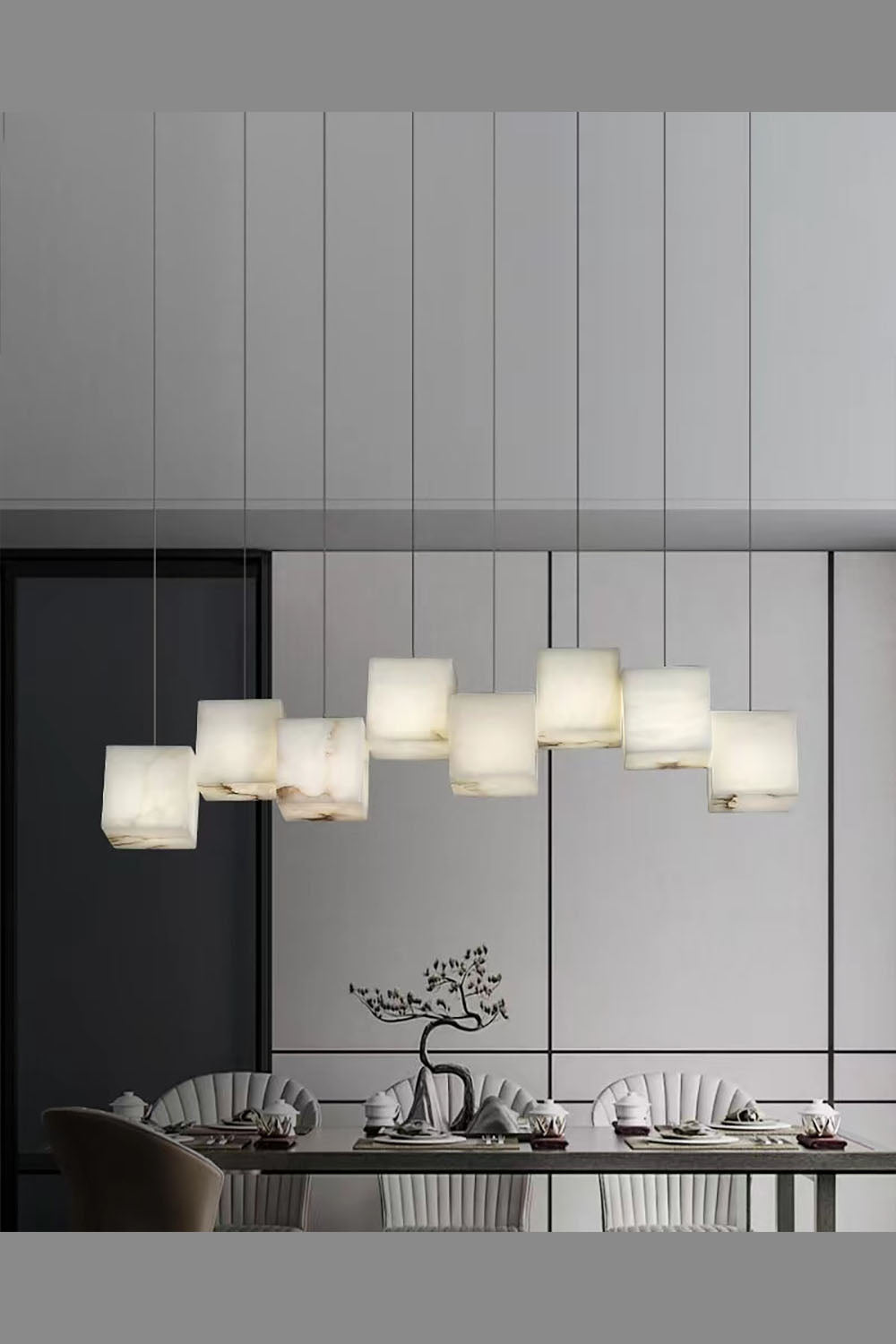 Marble Box Chandelier - SamuLighting