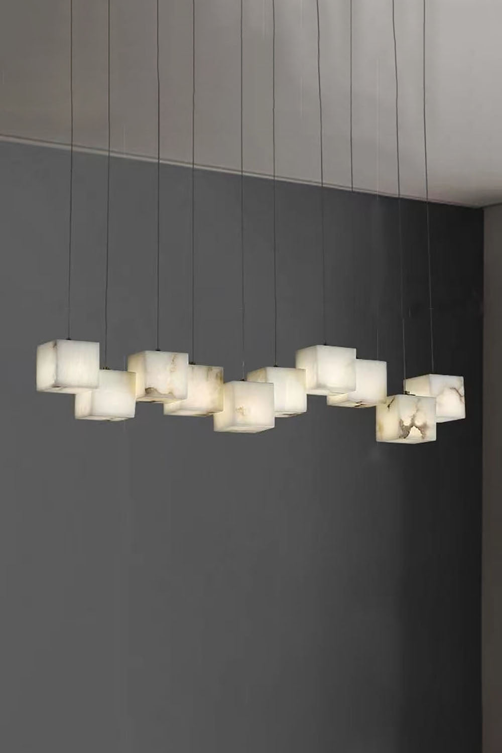 Marble Box Chandelier - SamuLighting