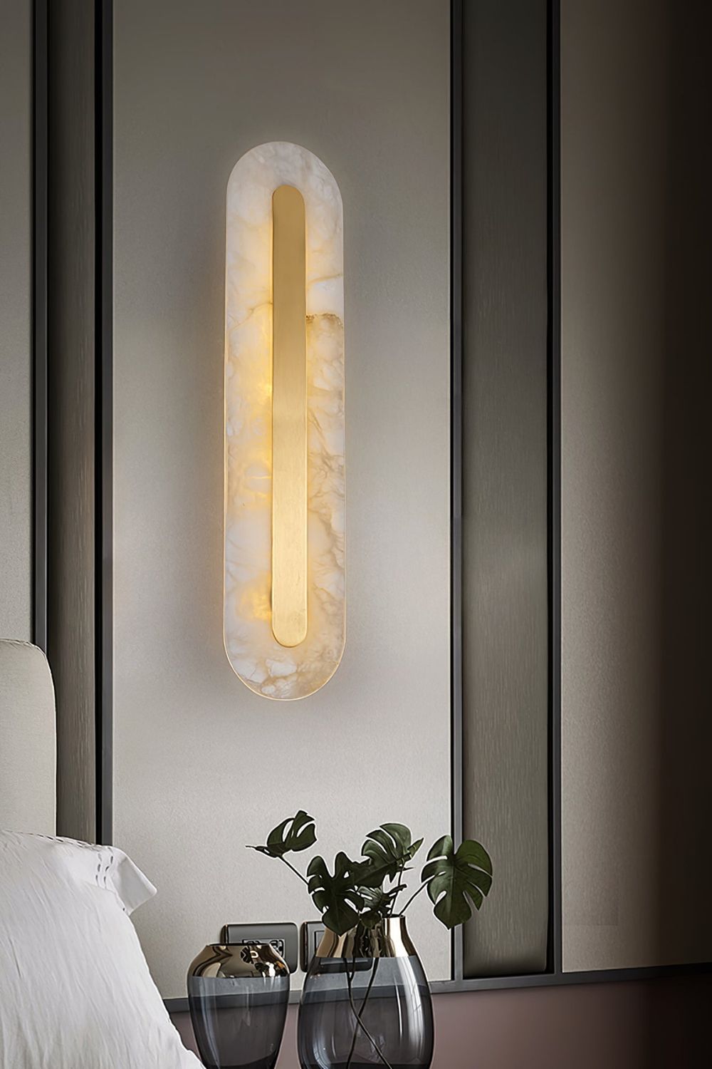 Marble Rounded Wall Light - SamuLighting