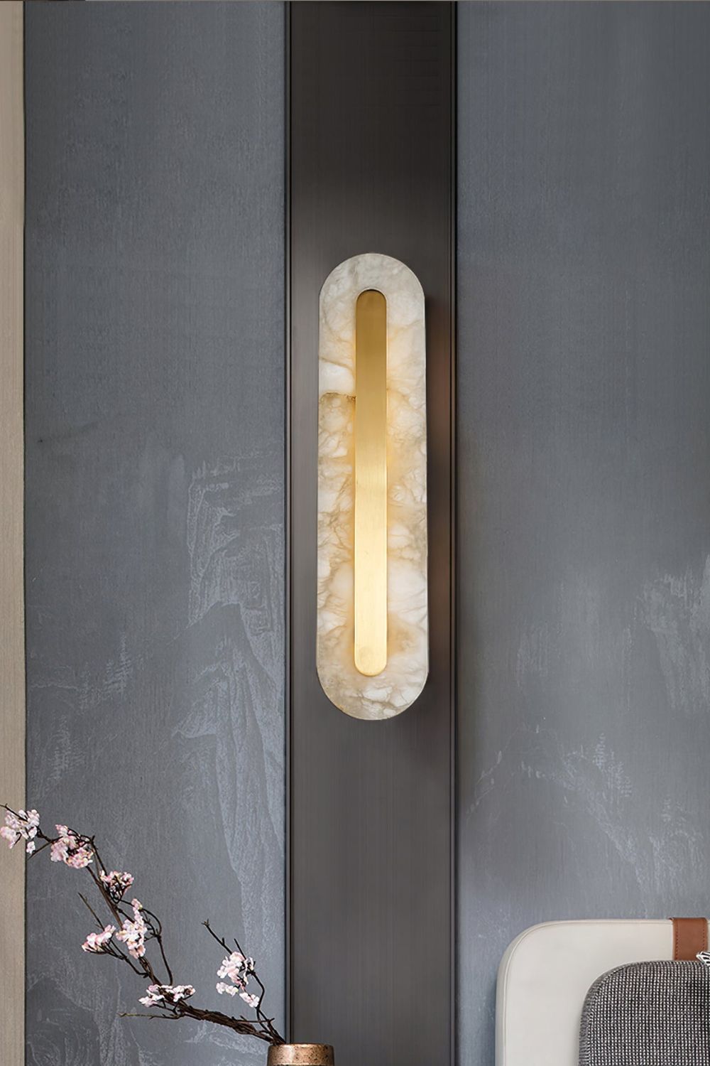 Marble Rounded Wall Light - SamuLighting