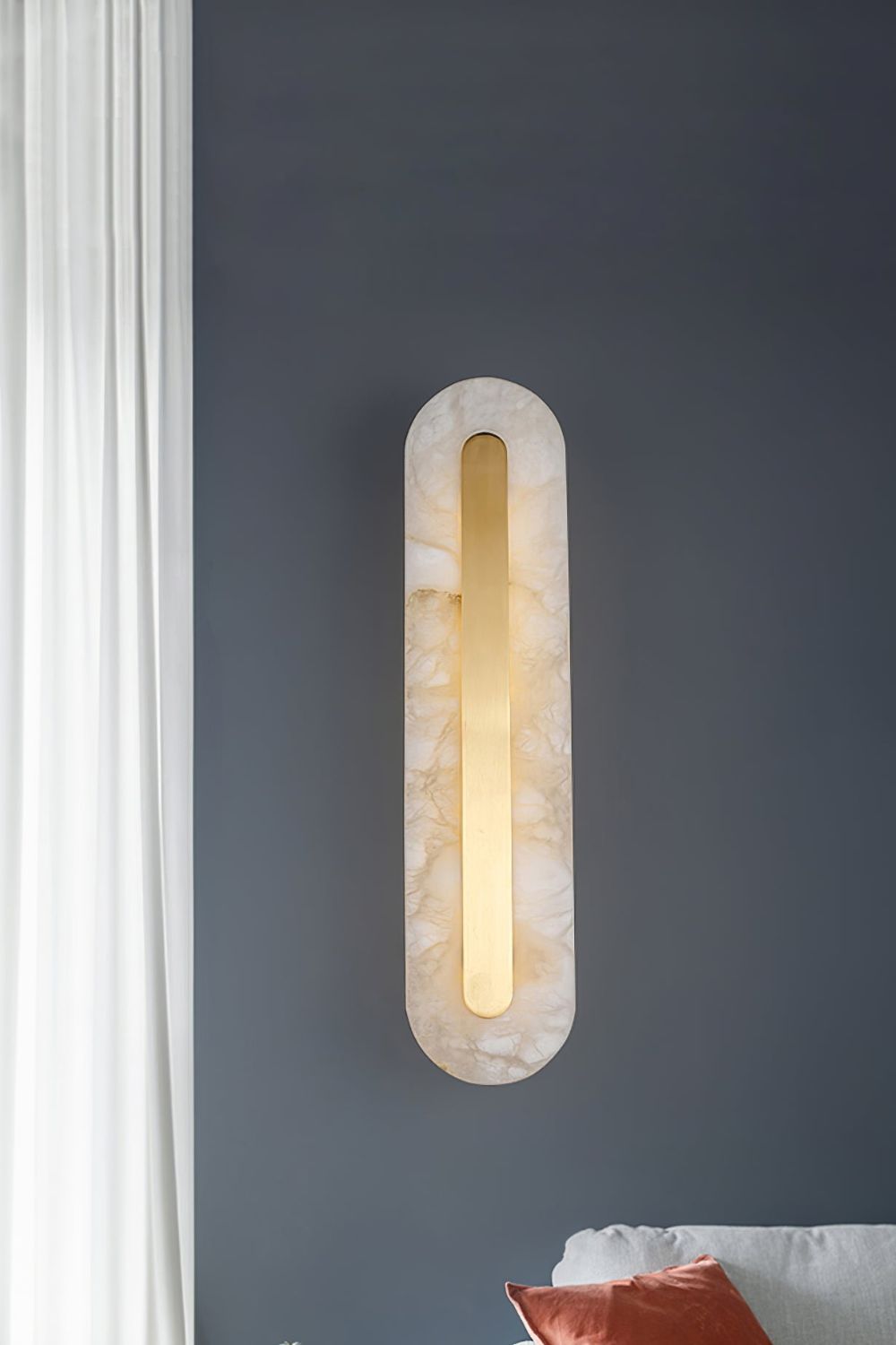 Marble Rounded Wall Light - SamuLighting